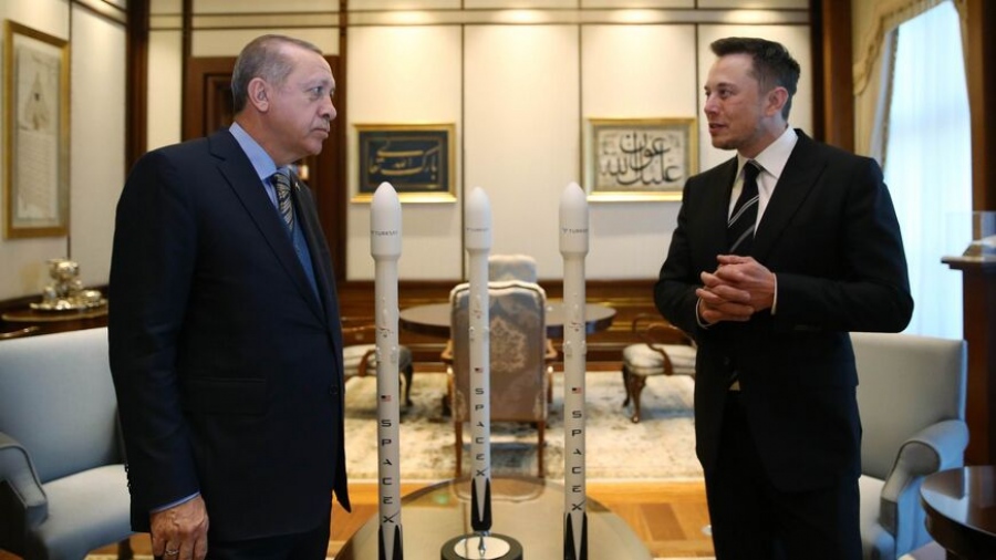 Συνάντηση Erdogan – Musk στη Νέα Υόρκη:  Στο μενού διαστημική τεχνολογία και μπαταρίες  για ηλεκτροκίνητα οχήματα