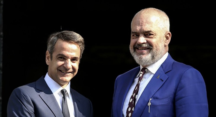 Διμερείς σχέσεις, ελληνική μειονότητα και ευρωπαϊκή πορεία της Αλβανίας στο επίκεντρο Μητσοτάκη - Rama