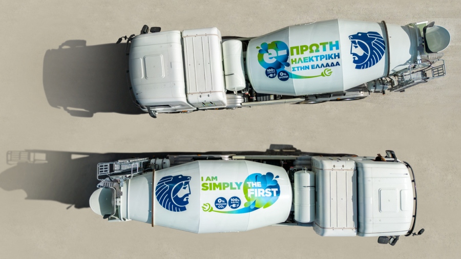 Όμιλος ΗΡΑΚΛΗΣ: Στην Ελλάδα τα πρώτα 100% ηλεκτρικά οχήματα μεταφοράς σκυροδέματος