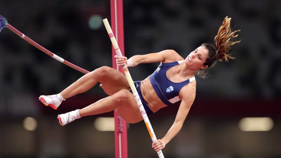 Η Κατερίνα Στεφανίδη στο Diamond League του Γιουτζίν