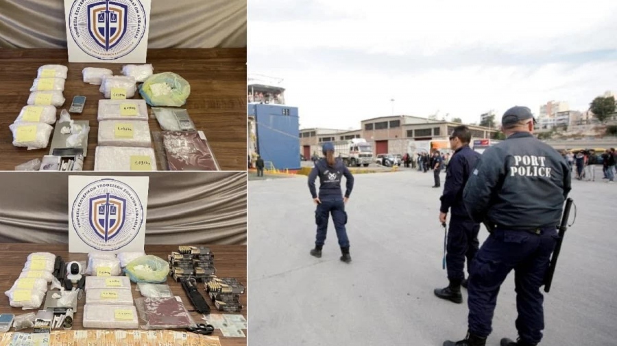 Πειραιάς: Υπό κράτηση οι δύο λιμενικοί για την εμπλοκή τους στο κύκλωμα διακίνησης ναρκωτικών