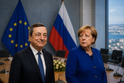 Europeans in panic... desperately searching for an interlocutor with Russia; Draghi leads over Merkel