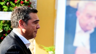 Λύγισε ο Τσίπρας στην κηδεία του Φλαμπουράρη... «Δεν σε αποχαιρετώ» - Ο σπαρακτικός επικήδειος (photos)