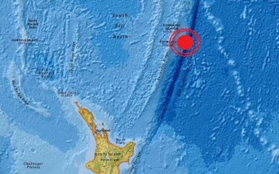 Ισχυρότατος σεισμός 6,8 Ρίχτερ στις νήσους Kermadec στον Ειρηνικό – Σήμανε συναγερμός για τσουνάμι