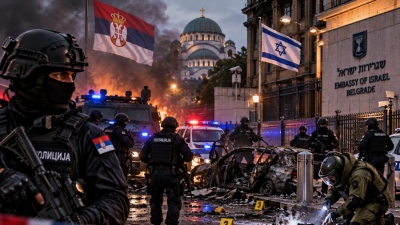 Serbia: Terrorist attack outside Israeli embassy brings country to highest security level