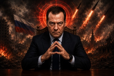 Κεραυνοί Medvedev - Θα χτυπήσουμε τους «μπάσταρδους της χώρας 404» πολύ πιο δυνατά... μέχρι να γίνουν όλα στάχτη και ερείπια