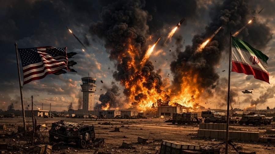 Persian Gulf erupts and all 13 US bases shattered by Iran in unprecedented strikes