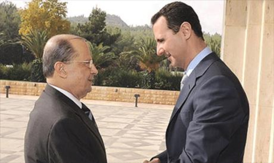 Aoun (Λίβανος) και al-Assad (Συρία) συζητούν τον καθορισμό των θαλασσίων συνόρων τους