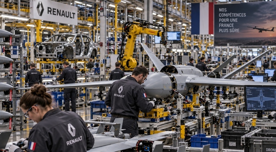 Renault shifts toward defense to build military drones