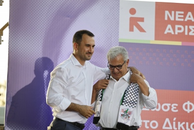 Χαρίτσης (Νέα Αριστερά) από Θησείο: Δεν θα ξεμπερδέψουν με την Αριστερά, λευτεριά στην Παλαιστίνη