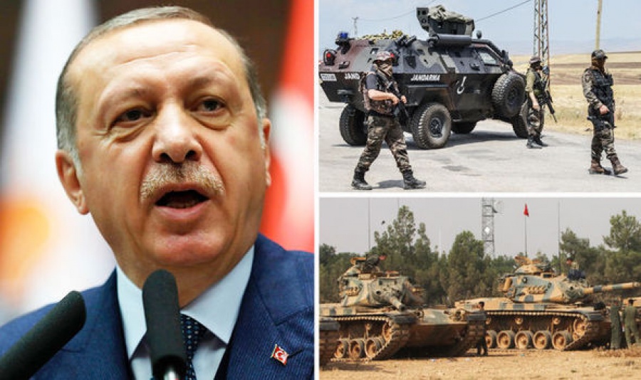 Ο Erdogan ανακοίνωσε την έναρξη επιχείρησης εναντίον των Κούρδων μαχητών ανατολικά του Ευφράτη στη Συρία