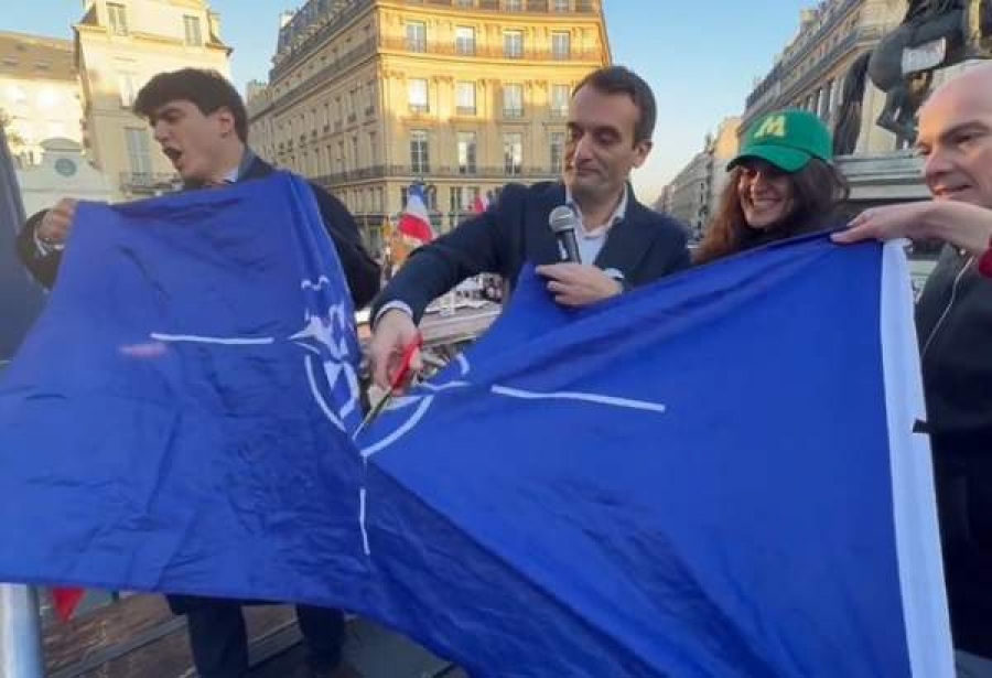 Γαλλία: Μεγάλο συλλαλητήριο στο Παρίσι κατά της αποστολής δυτικών στρατιωτών στην Ουκρανία