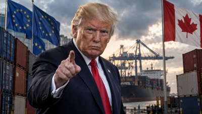 Εχθροί παντού... ο Trump απειλεί και πάλι την ΕΕ: Δασμοί ή τέλος στο εμπόριο εάν κάνετε τον Καναδά συνδεδεμένο μέλος