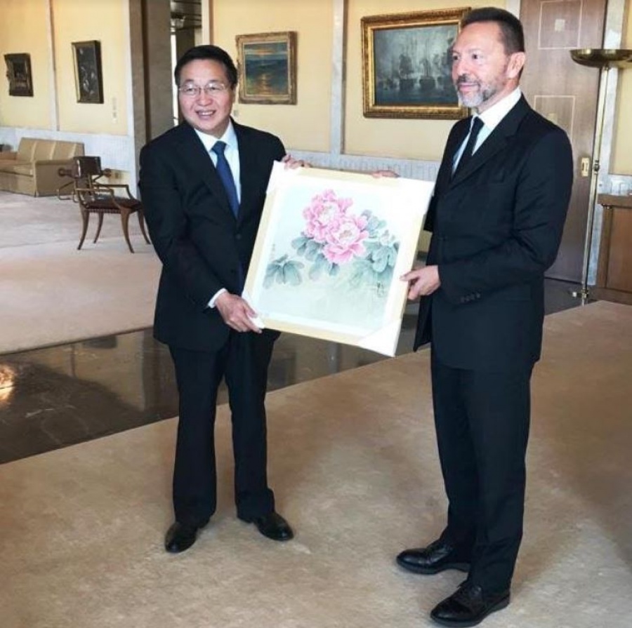 Συνάντηση Στουρνάρα (ΤτΕ) με αντιπροσωπεία της Industrial and Commercial Bank of China