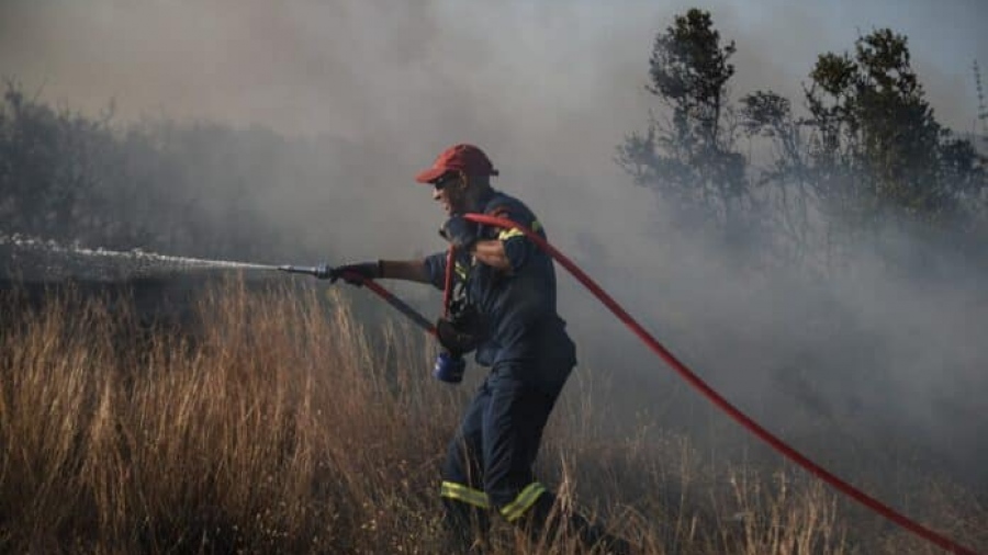 Ήχησε το 112 στα Χανιά - Πυρκαγιά κοντά σε κατοικημένη περιοχή στα Ραπανιανά