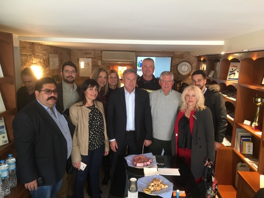 Επίσκεψη Γ. Σγουρού στον Μαραθώνα