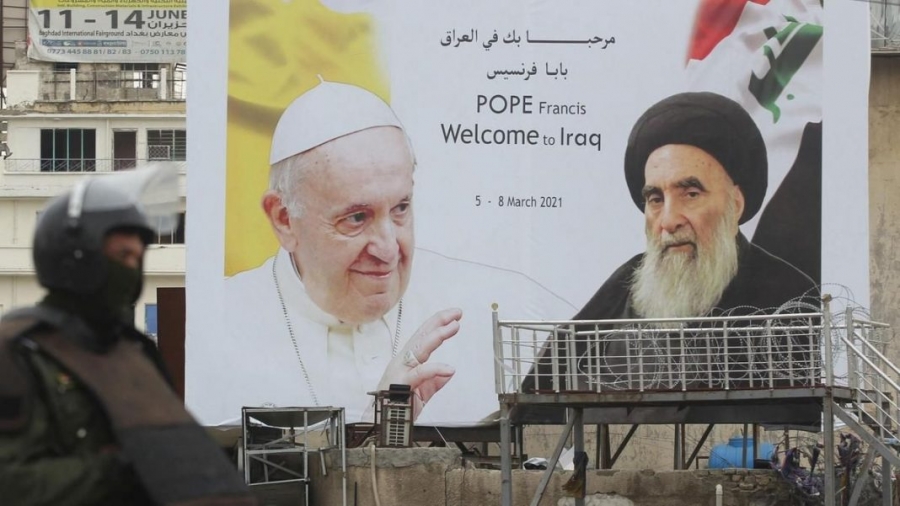 Ιράκ: Ιστορική συνάντηση του Πάπα με τον Σιίτη θρησκευτικό ηγέτη Sistani