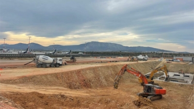 Intrakat: Σε πλήρη εξέλιξη οι εργασίες επέκτασης στον Διεθνή Αερολιμένα Αθηνών
