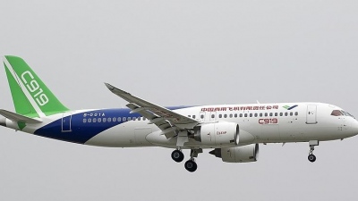 Κίνα: Η πρώτη εμπορική πτήση για το C919, το πρώτο αεροσκάφος μέσων αποστάσεων μέσων αποστάσεων της China Eastern Airlines
