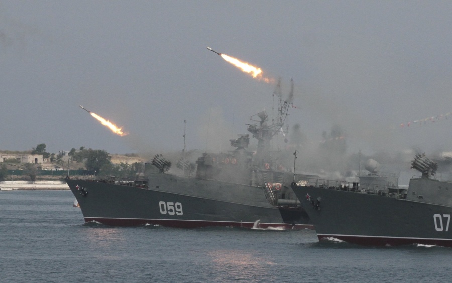 Ρωσικά ναυτικά γυμνάσια στις αρχές Σεπτεμβρίου του 2018 στη Μεσόγειο