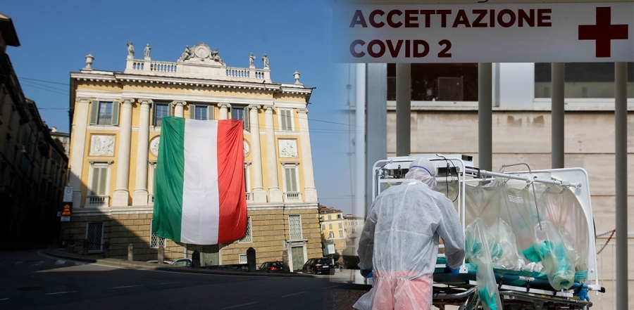Ιταλία: Tο τελευταίο 24ωρο τα κρούσματα κορωνοϊού είναι 3.224, με 166 θανάτους