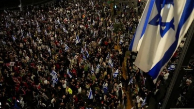 Ισραήλ: Στους δρόμους του Τελ Αβίβ 100.000 Ισραηλινοί εναντίον του Netanyahu για τους έξι μήνες πολέμου