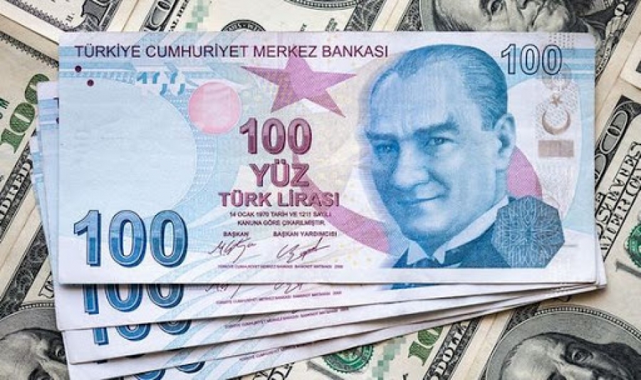 Σε υψηλό πενταμήνου η τουρκική λίρα - Το 1 δολ. ισοδυναμεί με 7.16987 λίρες