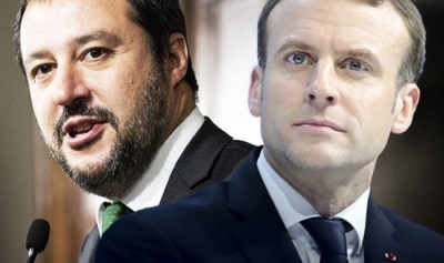 Σύγκρουση Salvini - Macron ενόψει Ευρωεκλογών - Ο Salvini υπέρ της Le Pen