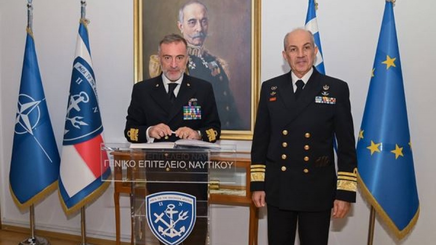 Επίσκεψη αρχηγού του Ναυτικού της Ιταλίας στην Ελλάδα –  Συνάντηση με Αρχηγό ΓΕΝ , τι συζητήθηκε