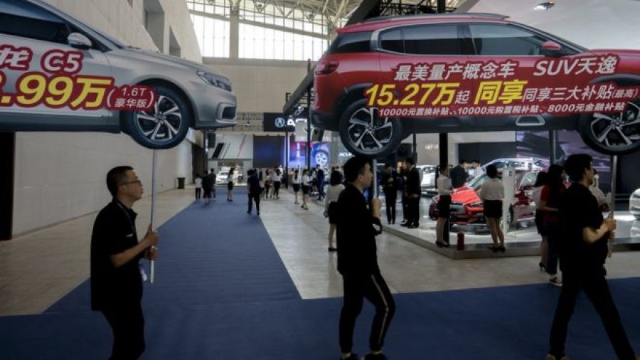 Κίνα: Πτώση 13,9% στις πωλήσεις αυτοκινήτων τον Νοέμβριο 2018