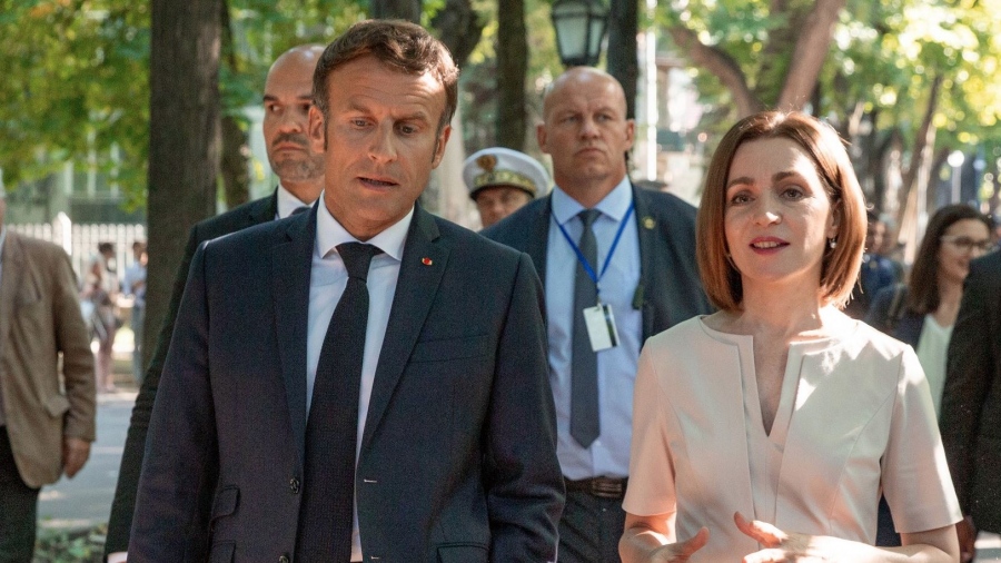 Γαλλία: «Ακλόνητη στήριξη» του Macron στη Μολδαβία απέναντι στη Ρωσία