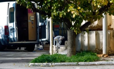 H στιγμή της εξουδετέρωσης του εκρηκτικού μηχανισμού στου Ζωγράφου