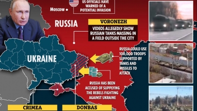 Οι δορυφόροι διαψεύδουν τη Ρωσία: Στέλνει στρατό στα σύνορα με Ουκρανία - Putin: Σοβαρή πρόκληση οι ασκήσεις ΝΑΤΟ στη Μαύρη Θάλασσα