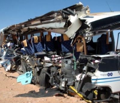 Αίγυπτος: Δώδεκα νεκροί από ανατροπή λεωφορείου – Τουλάχιστον 34 οι τραυματίες