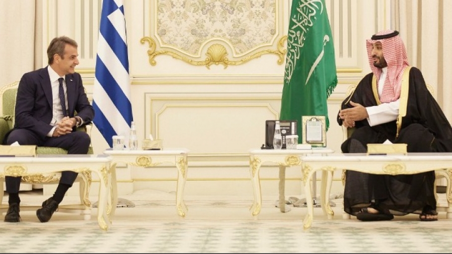 Συνάντηση Μητσοτάκη με διάδοχο Σαουδικής Αραβίας: Θεσμοθετείται Ανώτατο Συμβούλιο Συνεργασίας των δύο χωρών