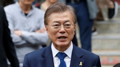 Moon (πρόεδρος Ν. Κορέας):  Θα συνεργαστούμε με ΗΠΑ, Β. Κορέα για μια συμφωνία για την αποπυρηνικοποίηση
