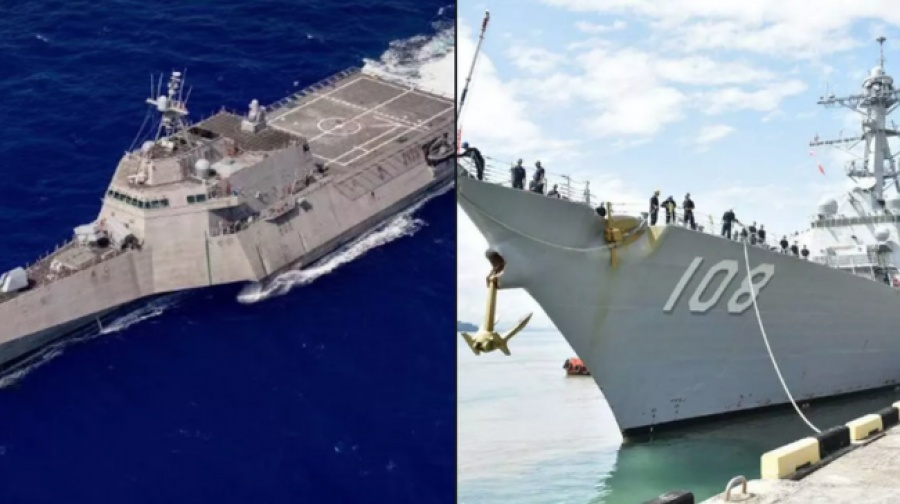 H Κίνα απαιτεί από τις ΗΠΑ να σταματήσουν «τις προκλήσεις» μετά τον διάπλου αμερικανικών πολεμικών σε νησιά της Νότιας Σινικής Θάλασσας