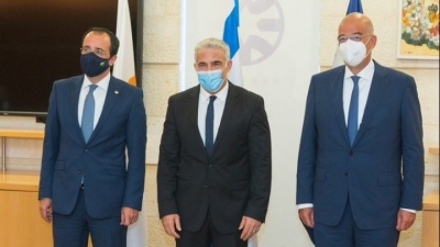 Δένδιας από Ιερουσαλήμ: Χτίζουμε γέφυρες σταθερότητας, όταν άλλες χώρες προσπαθούν να αναβιώσουν παλιές αυτοκρατορίες