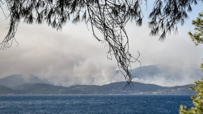 Πυρκαγιά σε αγροτοδασική έκταση στο Νότιο Πήλιο – Μήνυμα από το 112