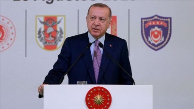 Erdogan: Με ενισχυμένο στόλο η Τουρκία ασκεί την πολιτική της σε Αιγαίο, Μεσόγειο και Καύκασο