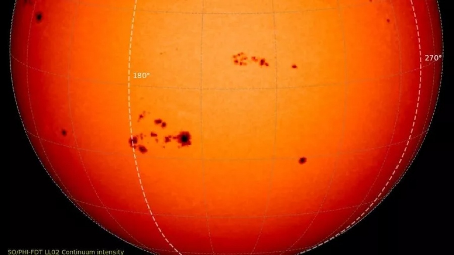 A dangerous group of sunspots of incredible size has appeared on the Sun! – When it will become visible from Earth