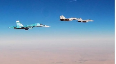 Η ρωσική αεροπορία χτύπησε και κατέστρεψε πέντε κρησφύγετα φιλοαμερικανών μαχητών στη Συρία