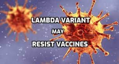 Η μετάλλαξη Lambda δείχνει μεγάλη αντίσταση στα εμβόλια – Μπορεί να είναι δυνητική απειλή για την κοινωνία