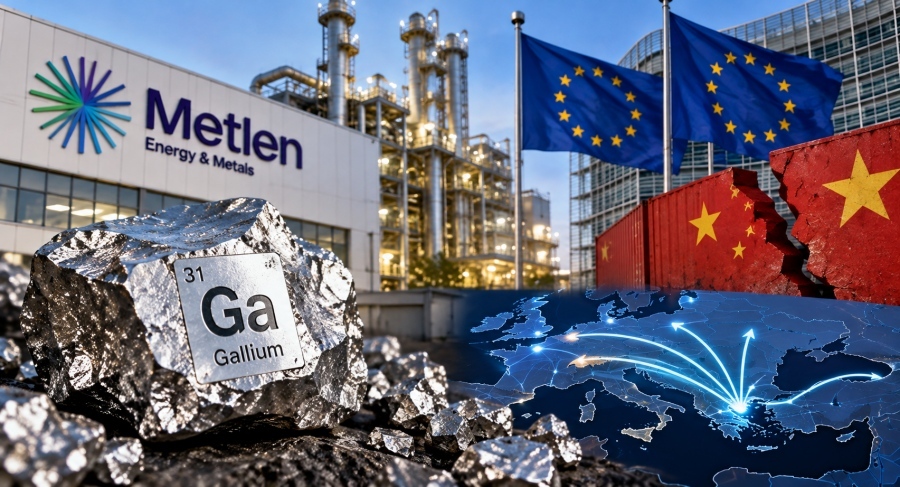 Handelsblatt praises Metlen: Its gallium can 