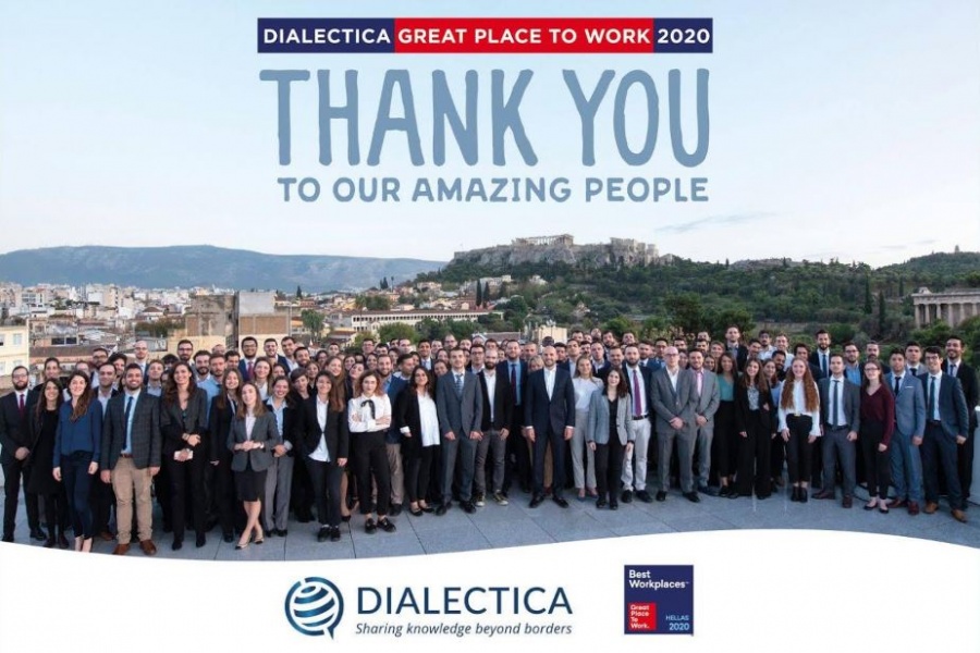 Best Workplace για το 2020 αναδείχθηκε η ελληνική start-up Dialectica