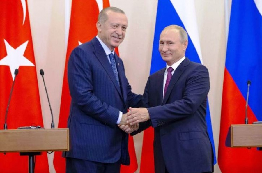Τηλεφωνική επικοινωνία Erdogan - Putin για την Συρία: Να τηρηθούν οι συμφωνίες του Σότσι