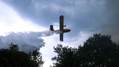 Mεγάλη φωτιά ξέσπασε στον Μελιγαλά Μεσσηνίας