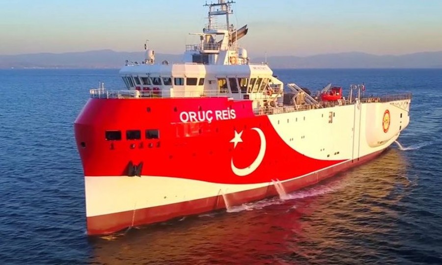 Αναχώρησε από το λιμάνι της Αττάλειας το τουρκικό ερευνητικό Oruc Reis προς τα Κατεχόμενα