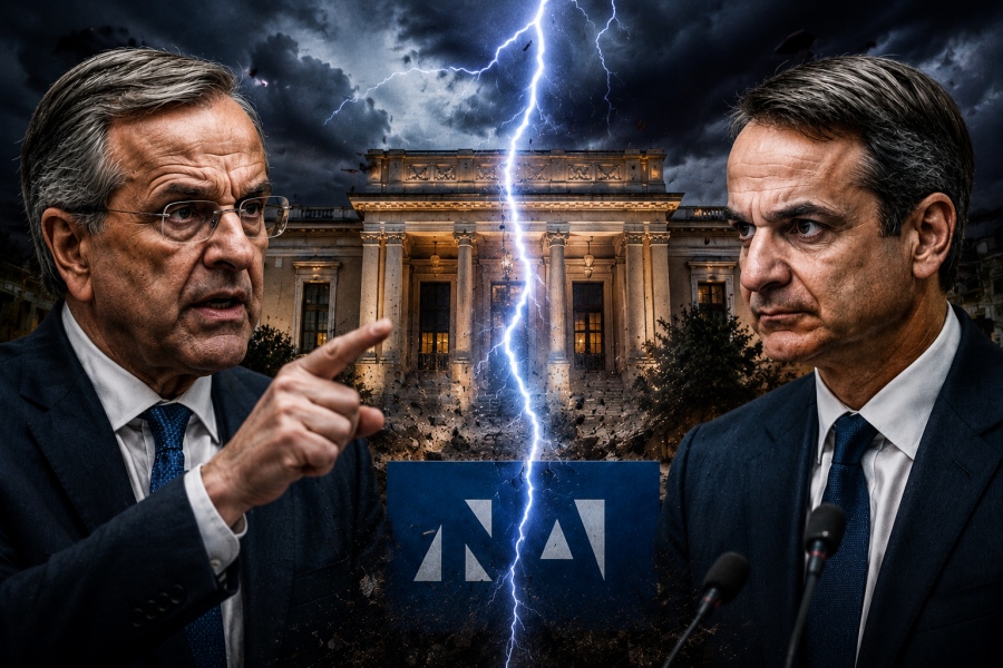 Δεξιά έκρηξη γκρεμίζει το Μαξίμου: Πόλεμος Σαμαρά σε Μητσοτάκη για υποκλοπές και ελληνοτουρκικά – Σπάει στα δύο η Νέα Δημοκρατία Δεξιά έκρηξη γκρεμίζει το Μαξίμου: Πόλεμος Σαμαρά σε Μητσοτάκη για υποκλοπές και ελληνοτουρκικά – Σπάει στα δύο η Νέα Δημοκρατία