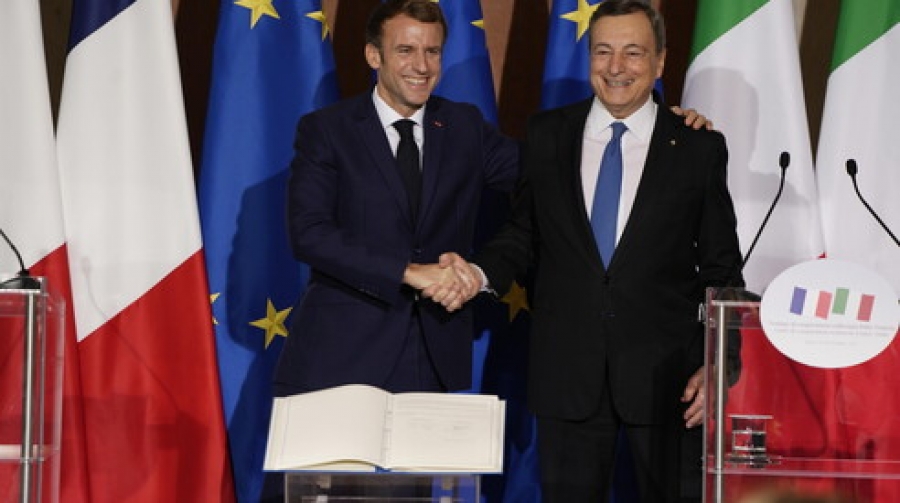 ΕΕ: Η σύγκλιση Macron - Draghi αρκεί για να μιλάμε για γαλλοϊταλικό άξονα; - Μπορεί να επισκιάσει τον γαλλογερμανικό;